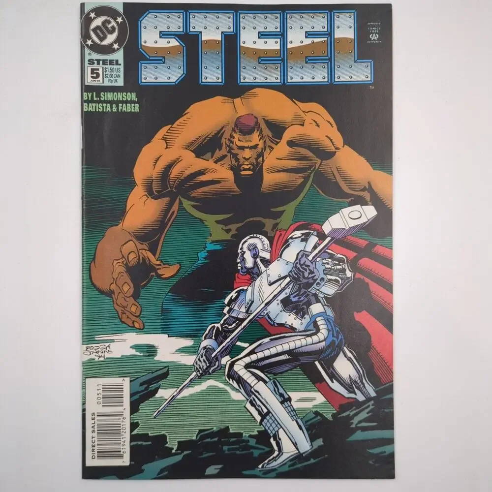 Steel Comic Book Lot of 5 Issues #5, 7-8, 10-11 DC Comics Modern Age